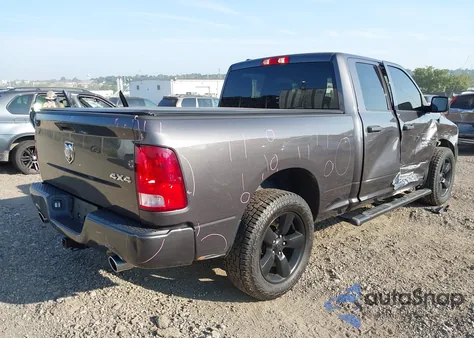 2018 Ram 1500 Express 4X4 6'4 Box from USA, damaged, VIN 1C6RR7FT4JS327750